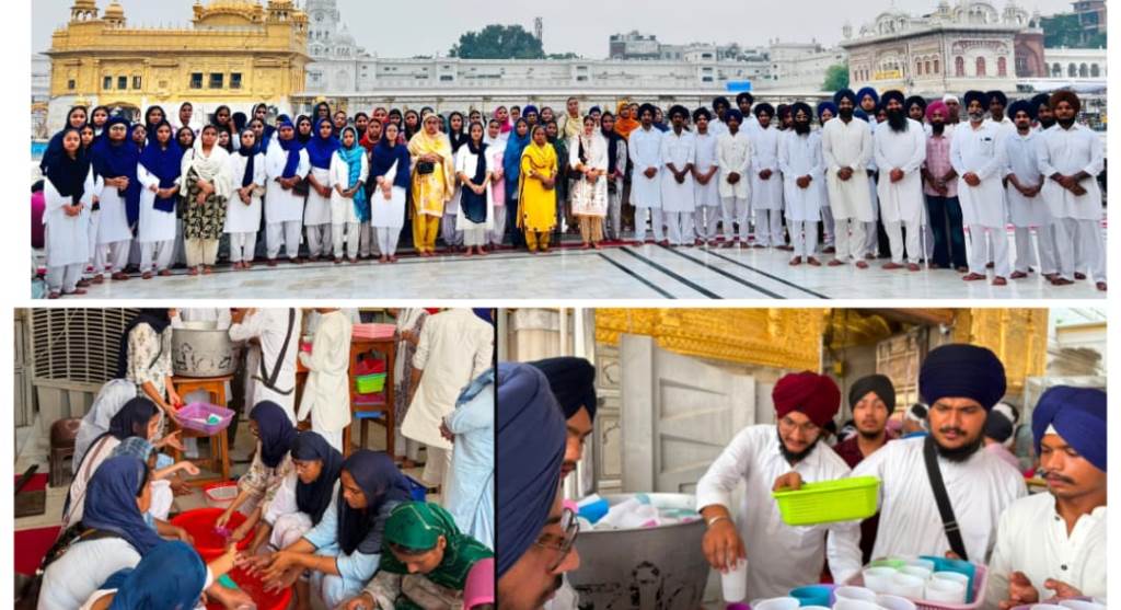 Mata Gujri College Students and Staff Perform Seva at Sri Darbar Sahib SGPC Initiative Applauded